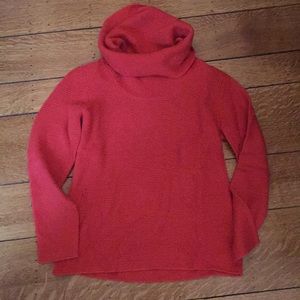 NWOT Beautiful red Banana Republic cowl sweater!